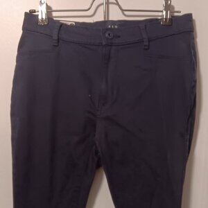 Gap Stretch Skinny Womens Navy Blue Chino Pants NWT Size 4 Mid Rise
